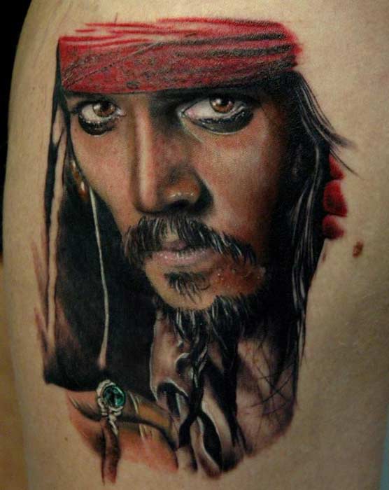 capt jack sparrow tattoos. Ryan Hadley - Captain Jack