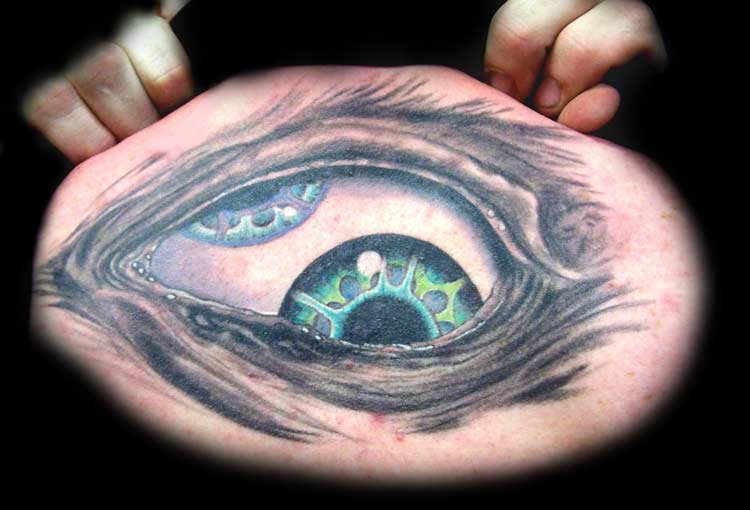 Tattoo Eyeball Eyeball tattoos are created by an tattoo artist who injects
