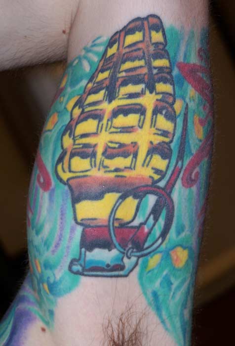 marquesas tattoo. 3D Arm Tattoo