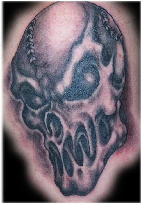 Tribal Skull Tattoo