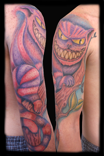 Pictures of Cheshire Cat Tattoos NIGHTMARE BEFORE CHRISTMAS TATTOOS.