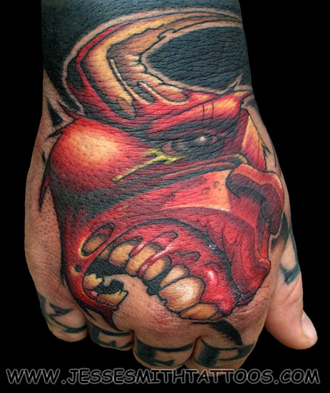 cartoon devil tattoos. Jesse Smith - Devil Head