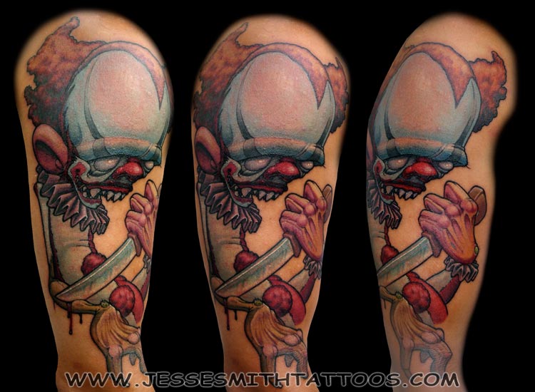 clowns tattoo. Jesse Smith - Killer Clown