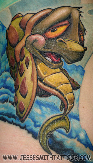 tattoo turtle. Jesse Smith - Turtle Fish