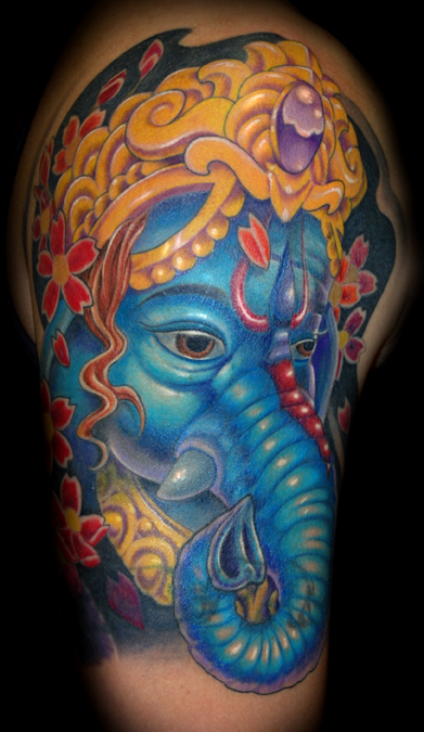 ganesh tattoos. Marvin Silva - Ganesh