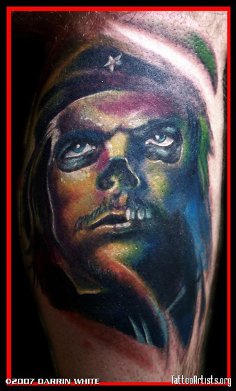 che guevara tattoo. Tattoo of Che Guevara by