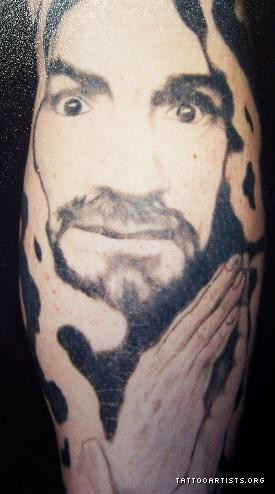 Comments This is a Portrait Tattoo of Charles Manson by Darrin White
