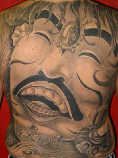 japanese mask tattoo. Japanese Tattoos