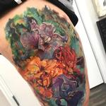 Abstract Iris Morphs  Tattoo Design Thumbnail