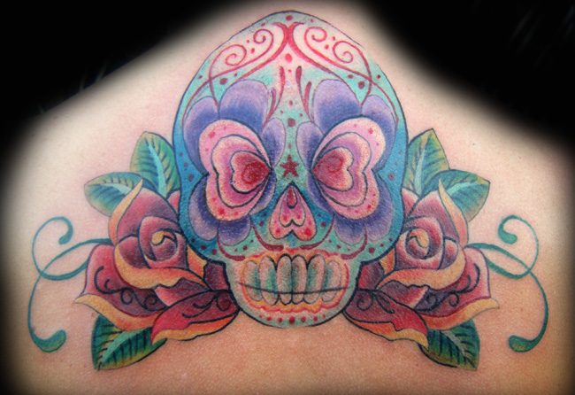 Sweet Sugar Skull Tattoo