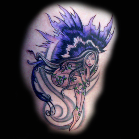 Looking for unique Flower Vine tattoos Tattoos? Vine Fairy