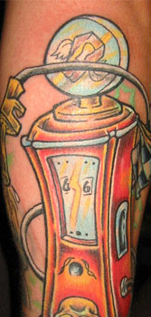 Manchester  Gallery on Off The Map Tattoo   Tattoos   New School   Gas Pump