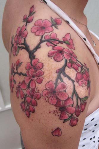 Looking for unique Kim Reed Tattoos cherry blossom branches