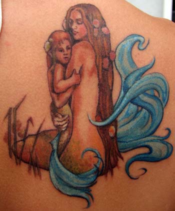 Fantasy Mermaid tattoos