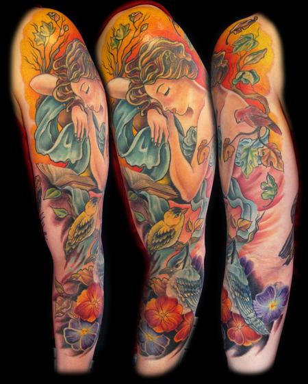 rockabilly sleeve tattoos
