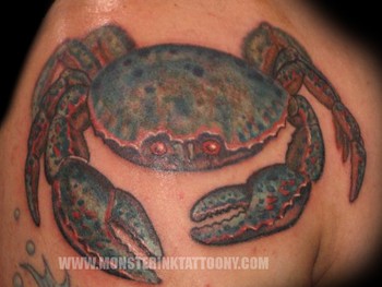 Pete Ballesty - Crab Tattoo