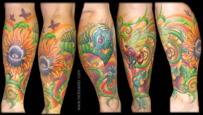 psychedelic tattoos. Nick Baxter - Psychedelic