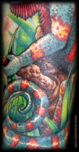 Tattoos Chameleon (Detail)