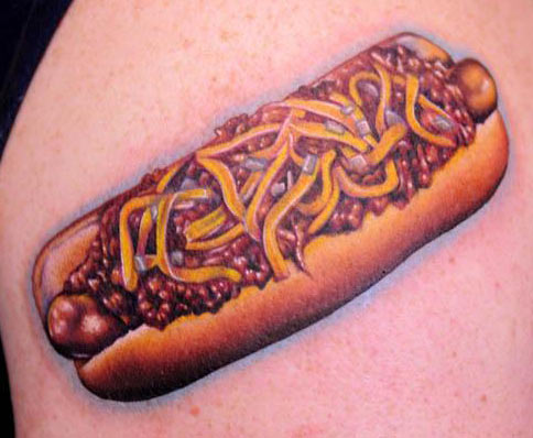 Nikko Chili dog tattoo