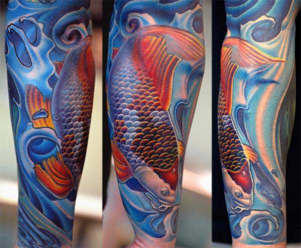 Nikko Koi Fish Tattoo