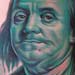 Tattoos - Benjamin Franklin Portrait Tattoo - 26157