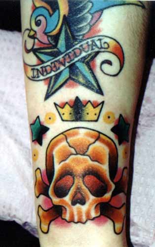 Wholesale Skull king tattoo tattoos Tattoos skull