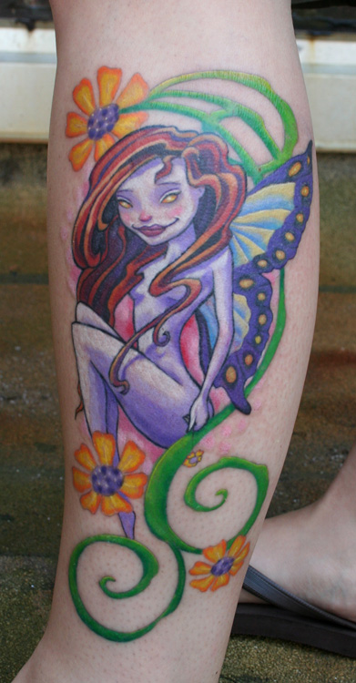 Keyword Galleries Color Tattoos Femine Tattoos Pin Up Tattoos New School 