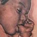 Tattoos - Sleeping baby portrait tattoo - 25298