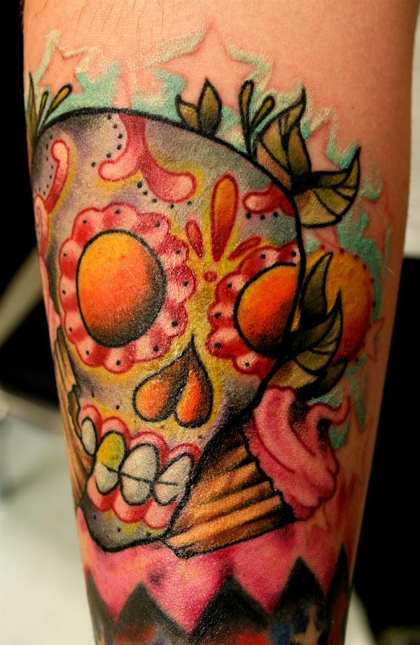 skull tattoo sleeves