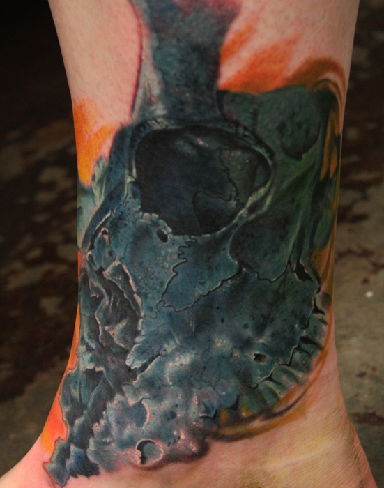 deer skull tattoos. Tattoos Custom. Deer skull