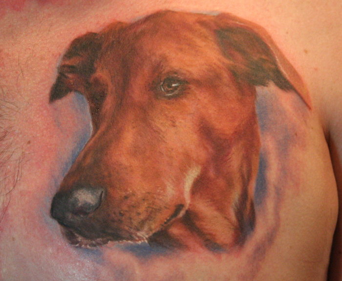 Portrait Tattoos Of Dogs. Tattoos middot; Page 1. Dog portrait