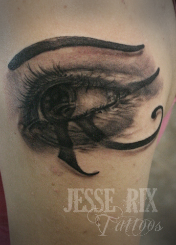 Horus Eye. Artist: Jesse Rix - (email) Placement: Arm