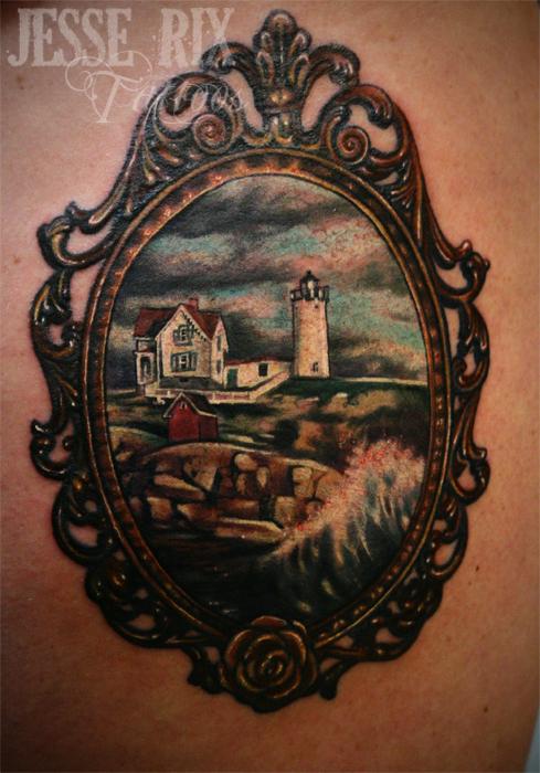 Jesse Rix Nubble light house tattoo Large Image