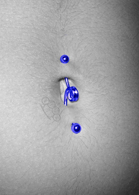 Industrial belly hot sale button piercing