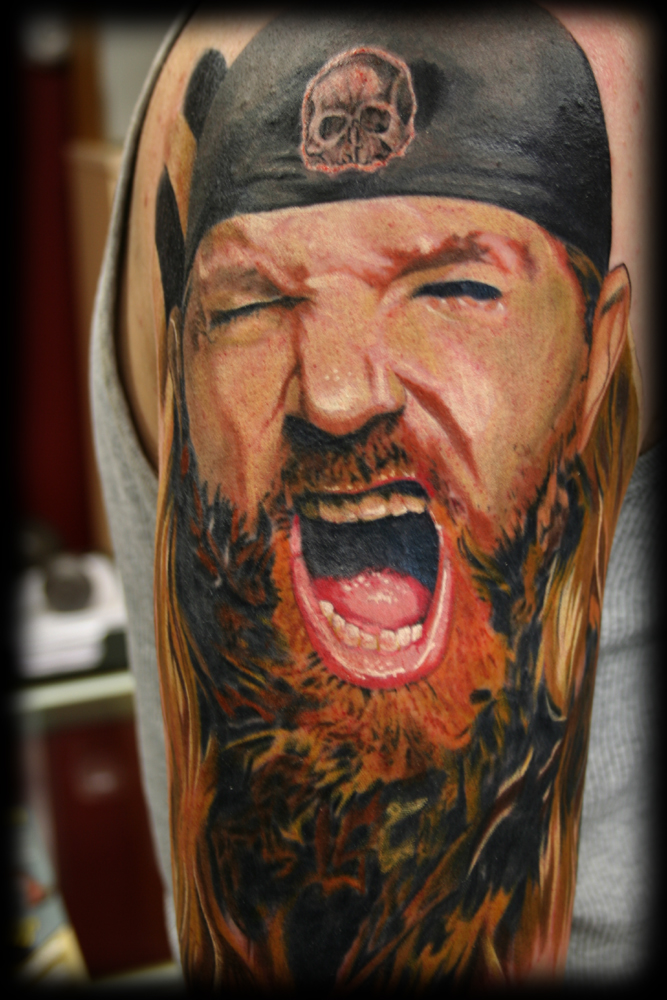 Tattoos. Tattoos Color. Zakk Wyld portrait