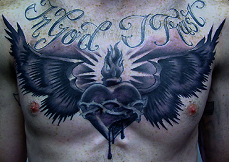 heart and wings tattoo. heart and wing tattoos. love