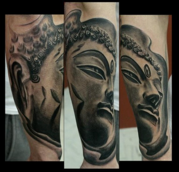 Hector Cedillo Buddha tattoo