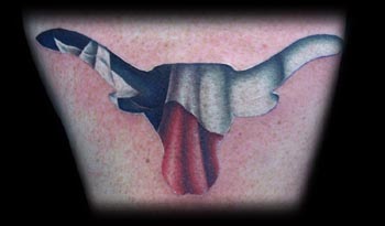 texas tattoos spitting