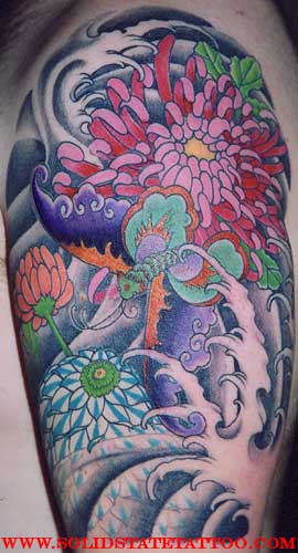 chrysanthemum flower tattoo. Flower Tattoos