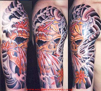 skull tattoos pictures. Nature Water Tattoos. skull