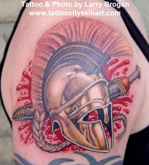 roman gladiator tatoo