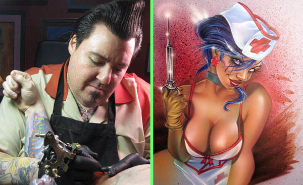 Joe Capobianco is a refined artist in the field of airbrushing and tattooing