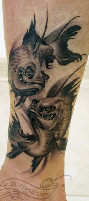 custom fish tattoo