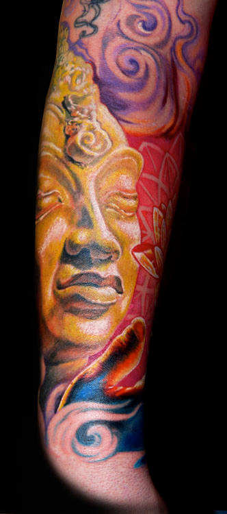 Lotus Buddah Tattoo