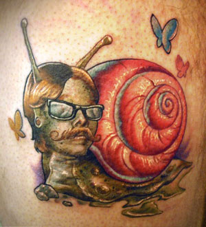 Orrin Snail Tattoo
