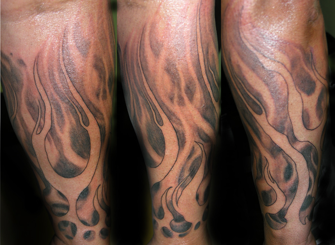 Fire and Flame Tattoos