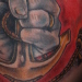 Tattoos - fist,cross and anchor - 32992