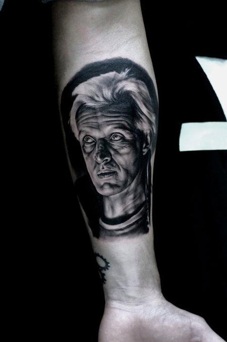 tattoos/ - Rutger Hauer Portrait Tattoo - 115690