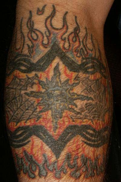 Right arm black tribal tattoos. Sponsored Link