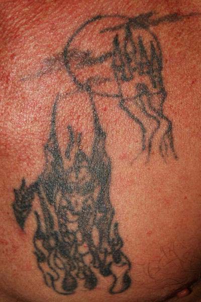 Size:400x267 - 22k: Sun Moon Tattoos Texas Star Tattoo Pictures